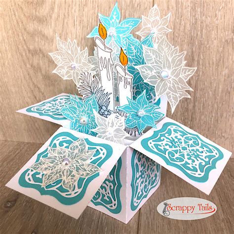 pop up box metal cutting die|A7 Decorative Pop Up Box Craft Die .